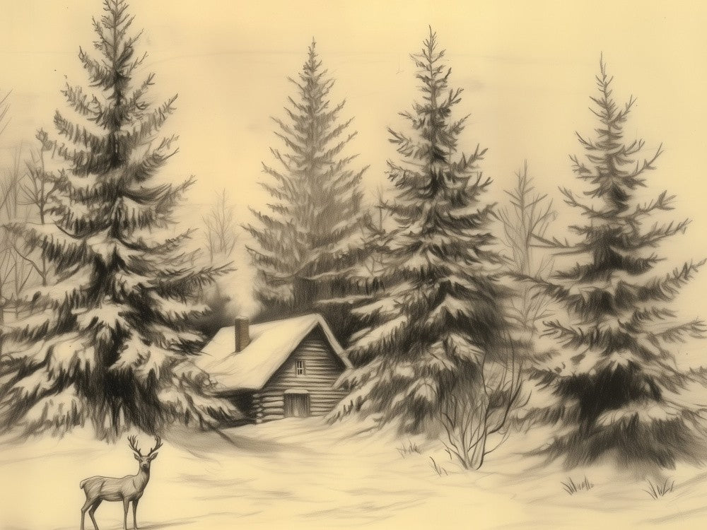 Cabin in the woods - Landscape