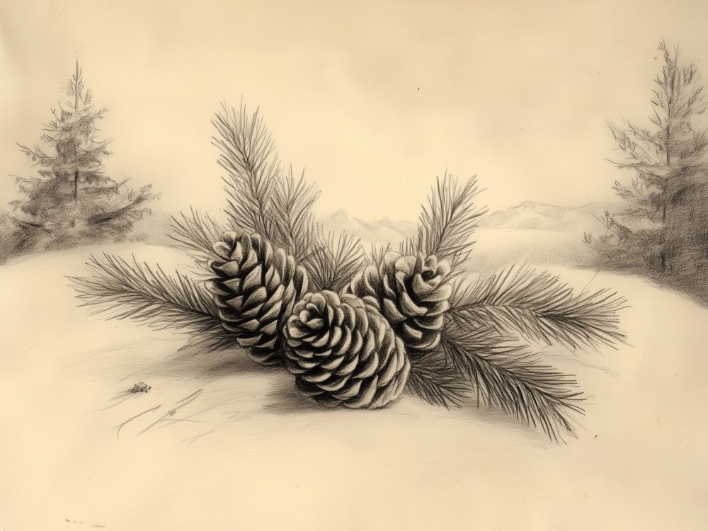 Pinecone Sketch