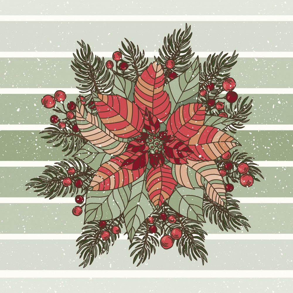 Christmas bouquet - Poinsettia