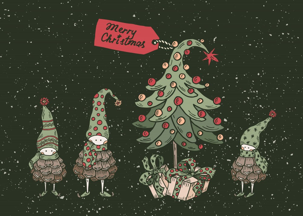 Whimsical Christmas - Dark BG