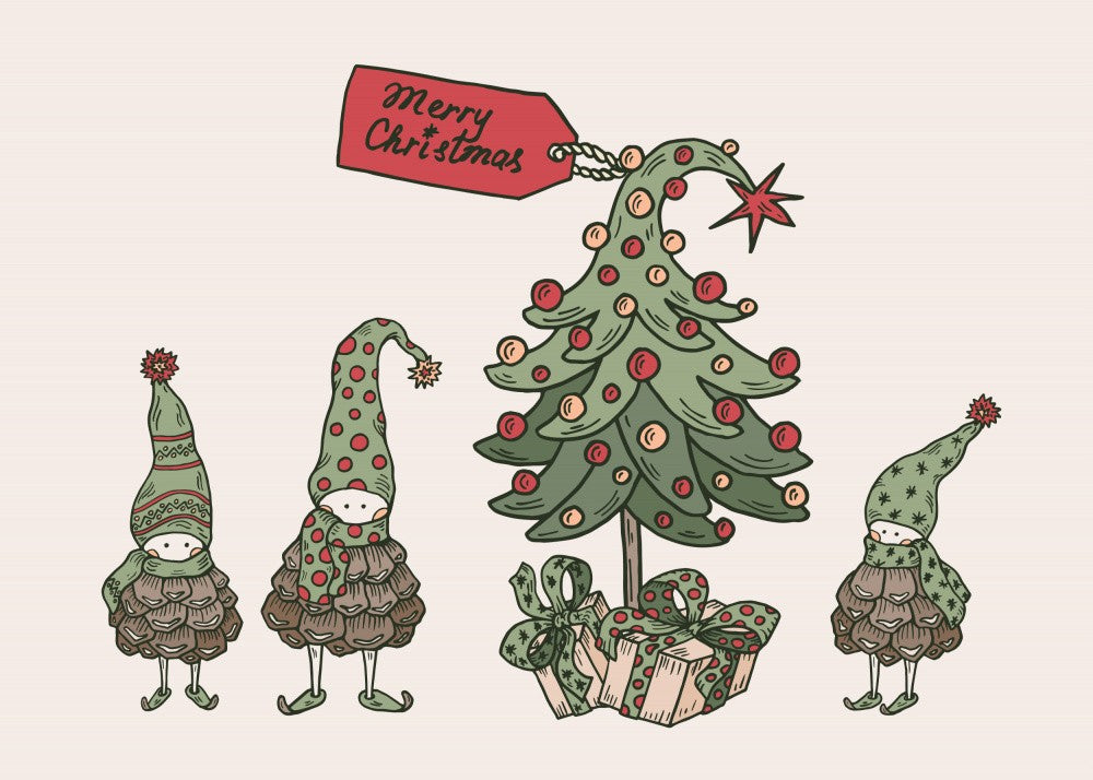 Whimsical Christmas - Light BG