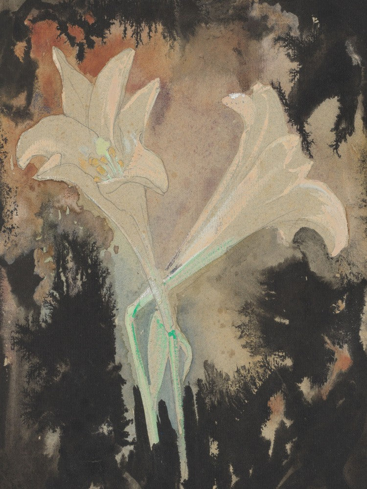 Twee Bloemen (1902) Étiré par Leo Gestel