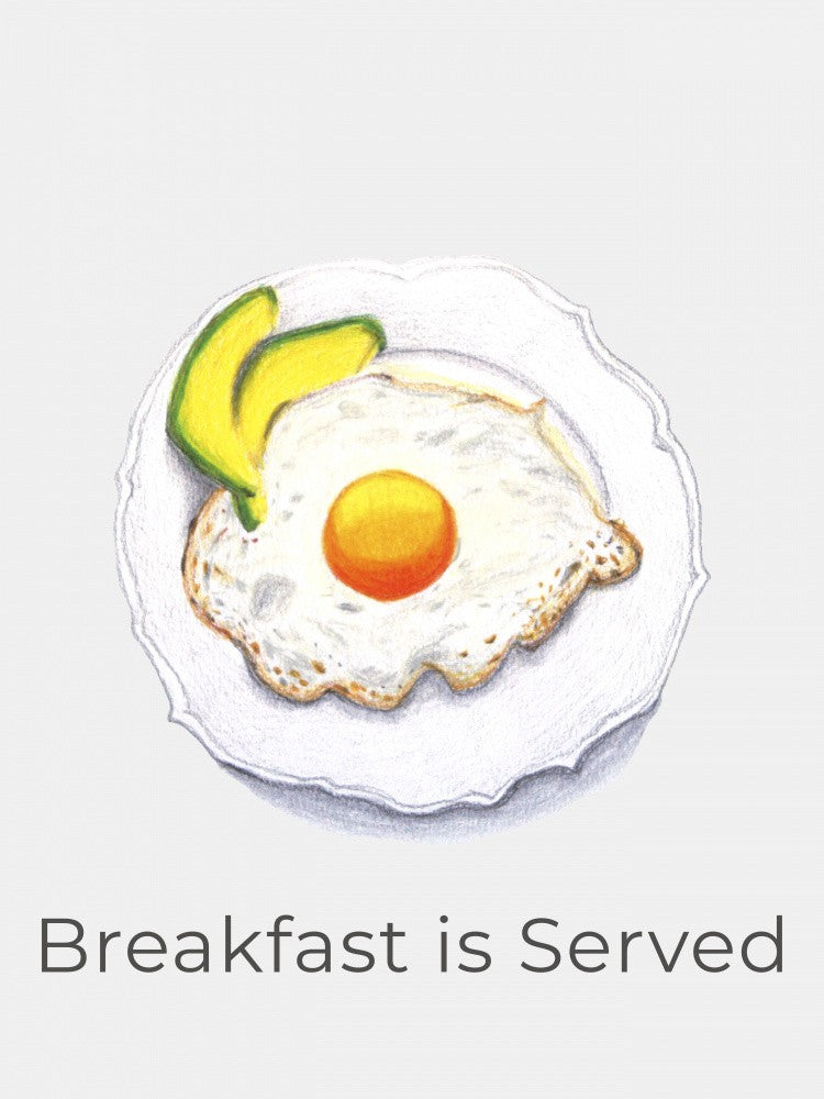 "Breakfast is Served" Food Art