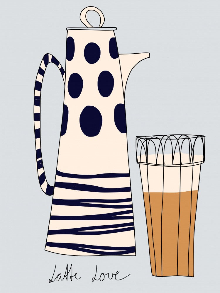 coffee pot Latte Love