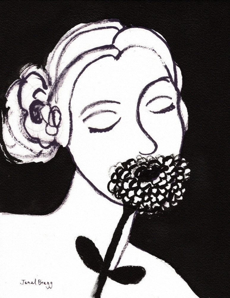 Woman With Sumi Ink