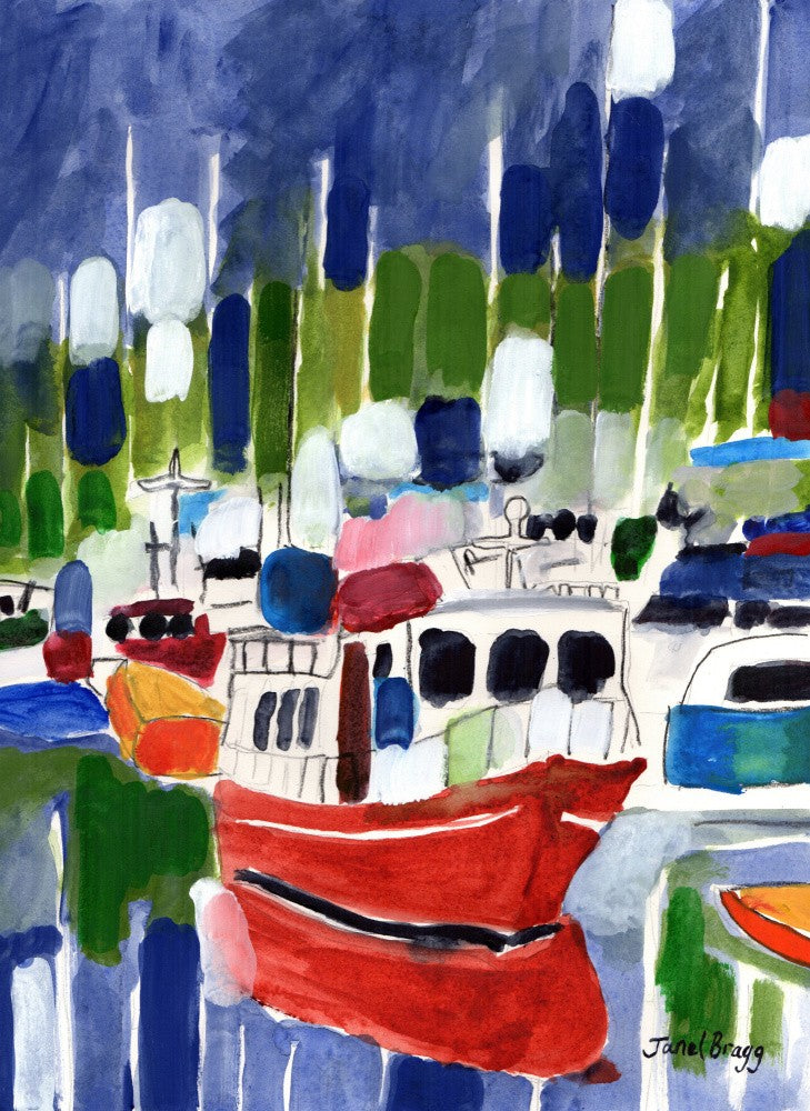 Boats In Anacortes Harbor II