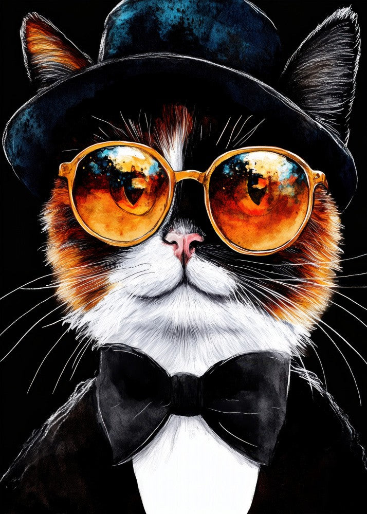 Hipster Cat 1