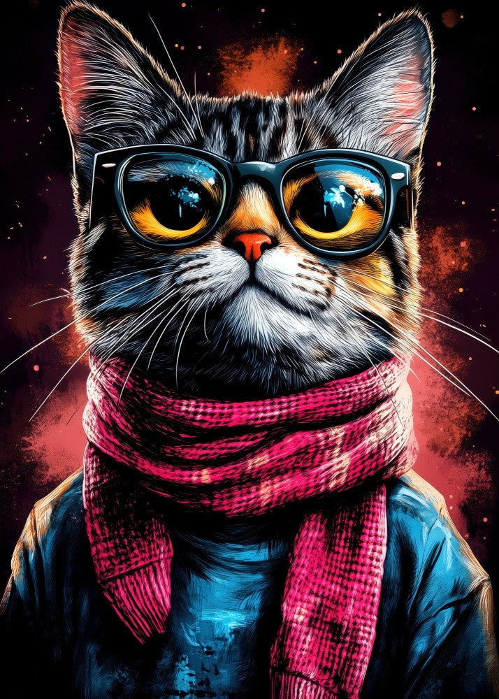 Hipster Cat 2