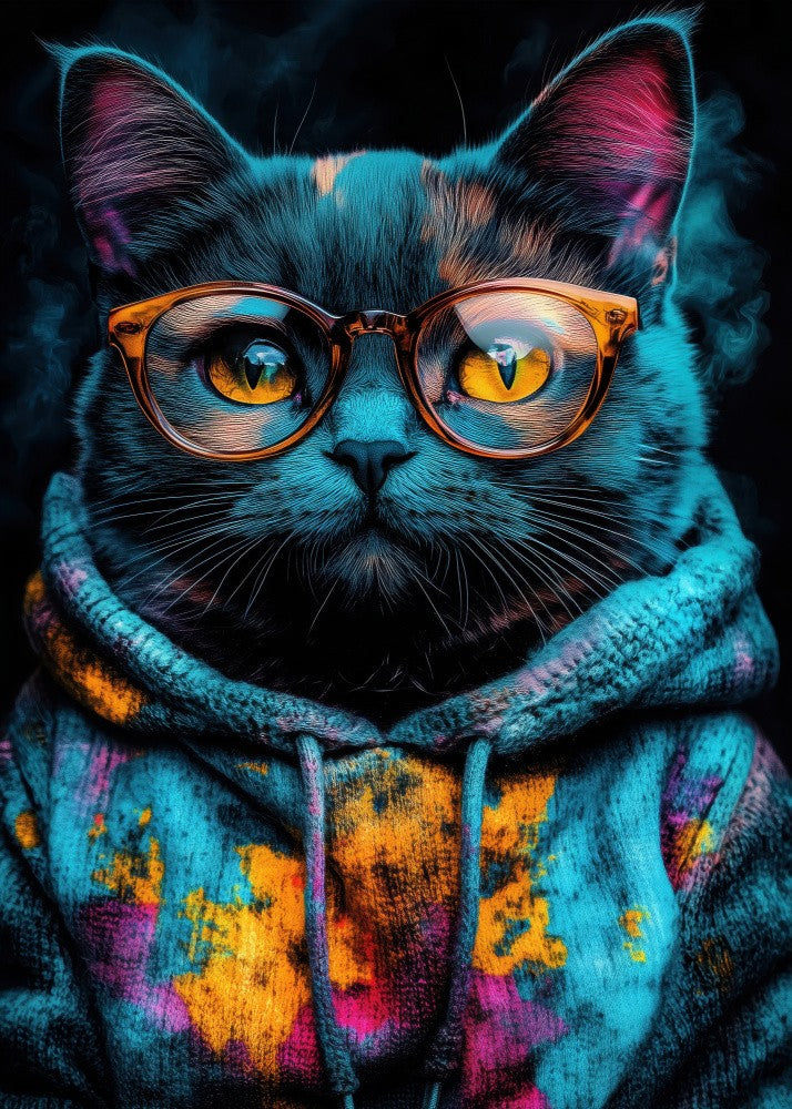 Hipster Cat 3