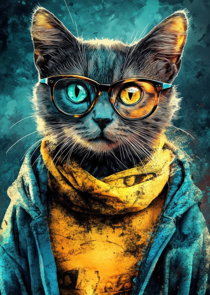 Hipster Cat 8