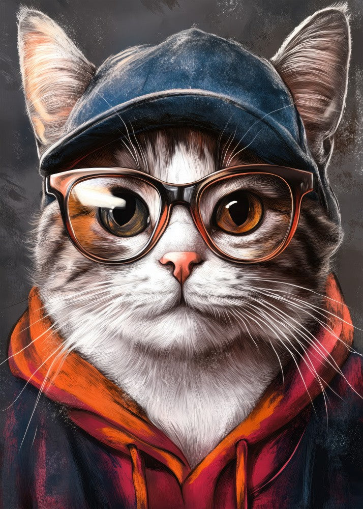 Hipster Cat 13