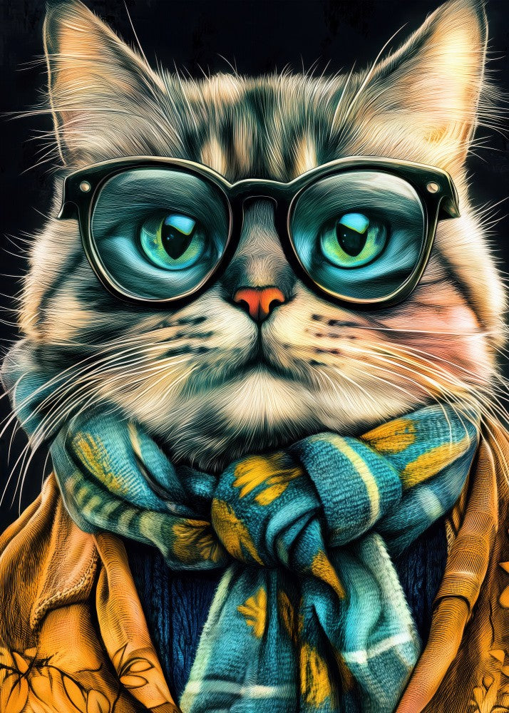 Hipster Cat 18
