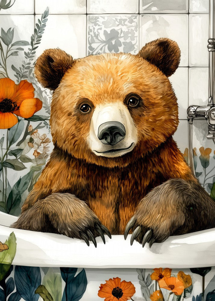 Bear In Bathtube 2