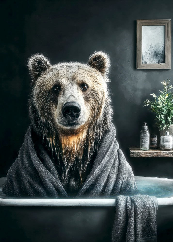 Bear In Bathtube 3