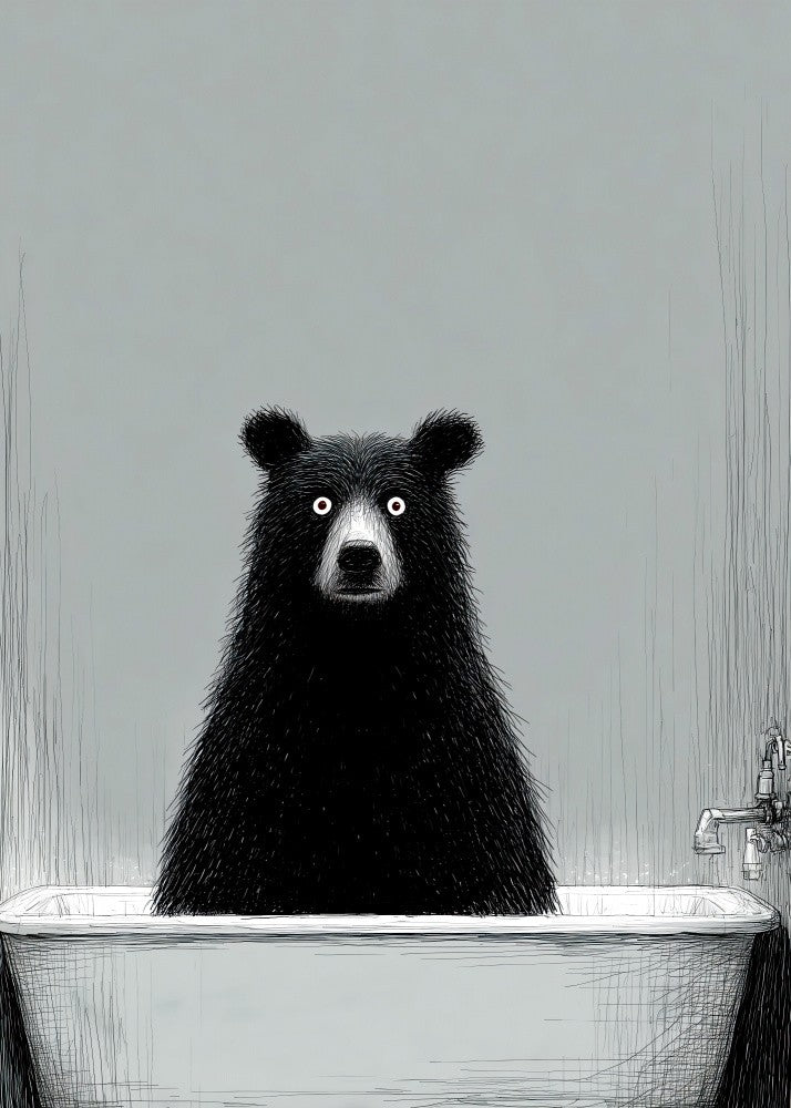Bear In Bathtube 6