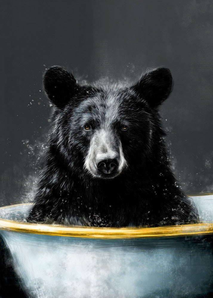 Bear In Bathtube 5