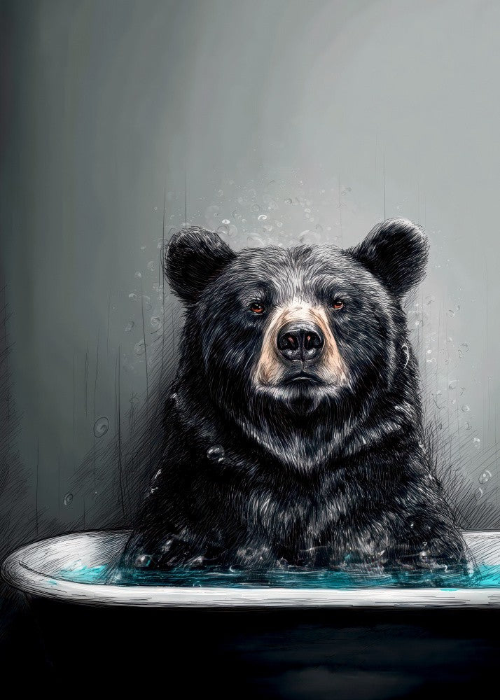 Bear In Bathtube 7