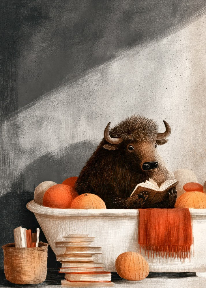 Bison In Bathtube 1