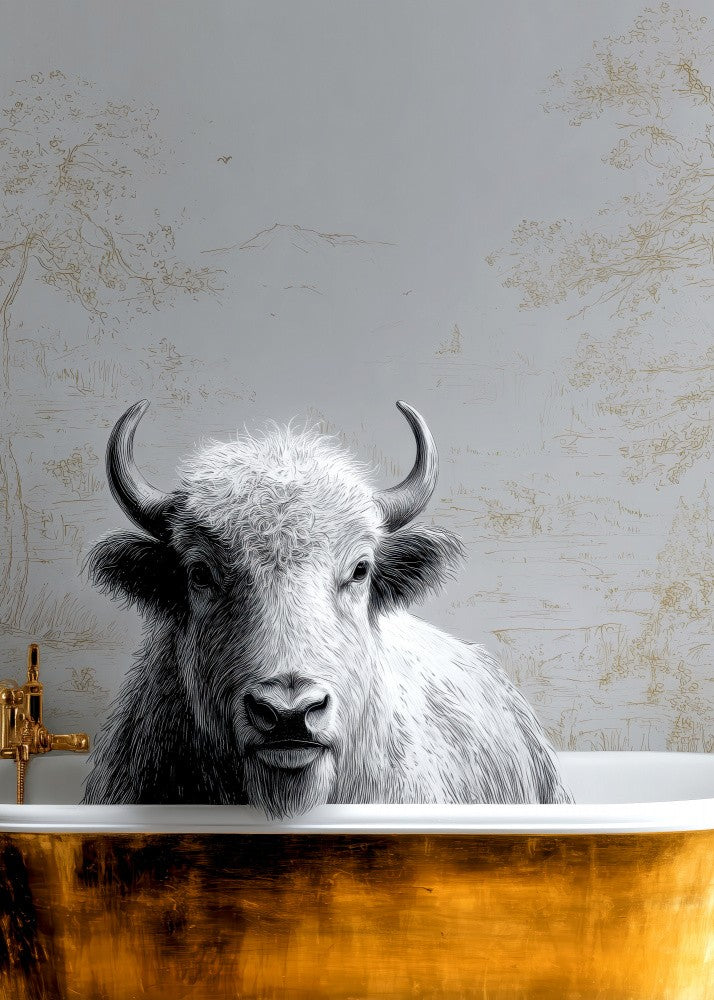 Bison In Bathtube 8