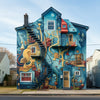Digital AI art house
