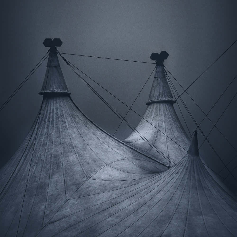 das Zelt Art Print by Klaus Lenzen