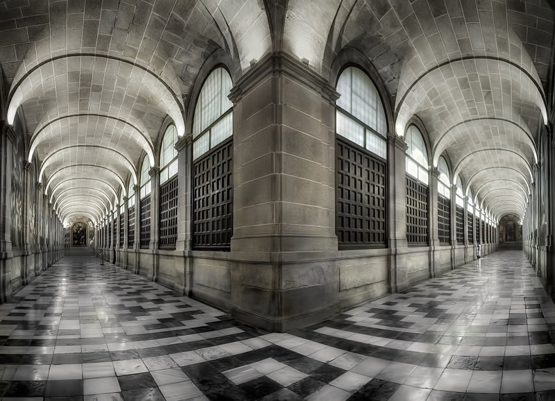 The corridors of The Escorial