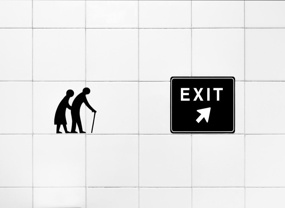 before entering let out