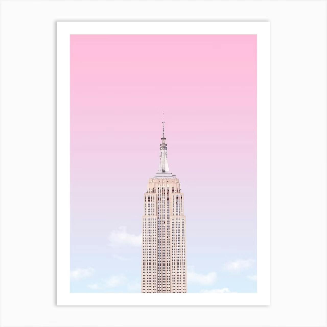 Set of 2 Pink Urban Photography London New York