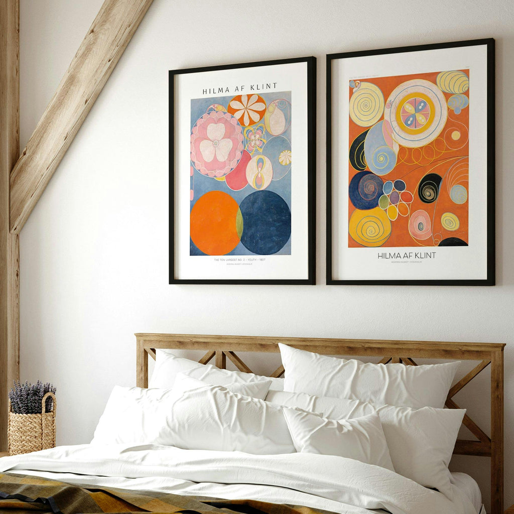 Set of 2 Hilma Af Klint Abstract Exhibition Poster