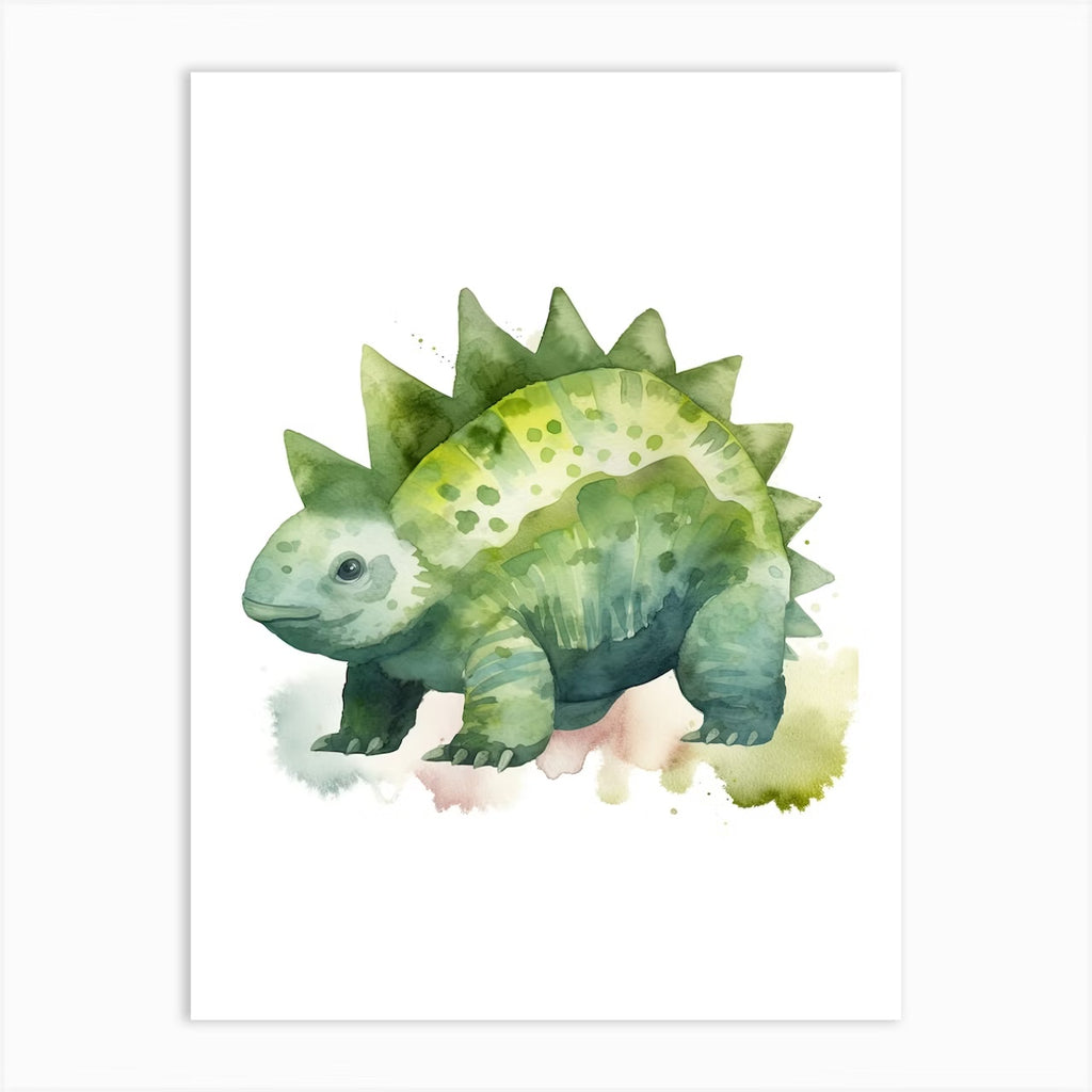 Set of 3 Dinosaurs Watercolour Kids