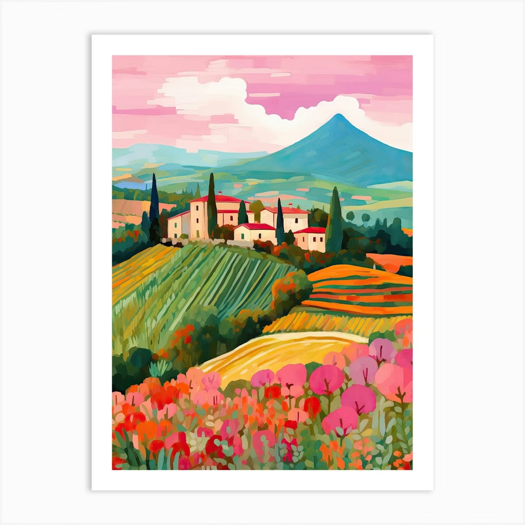 Set of 3 Travel Art Collection Colourful