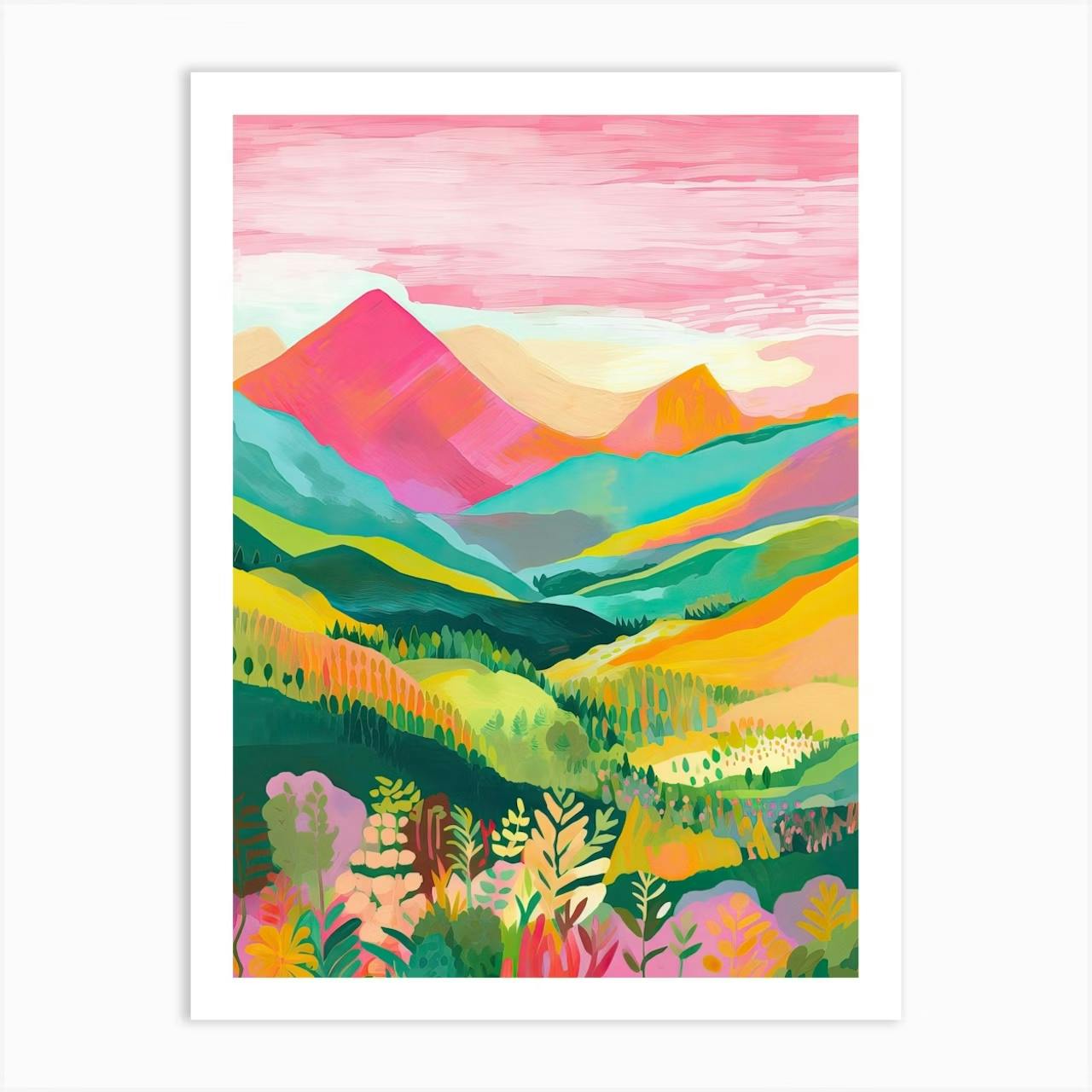 Set of 3 Travel Art Collection Colourful