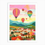 Set of 3 Travel Art Collection Colourful