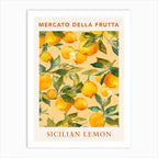 Set of 2 Italian Fruit Market Lemons