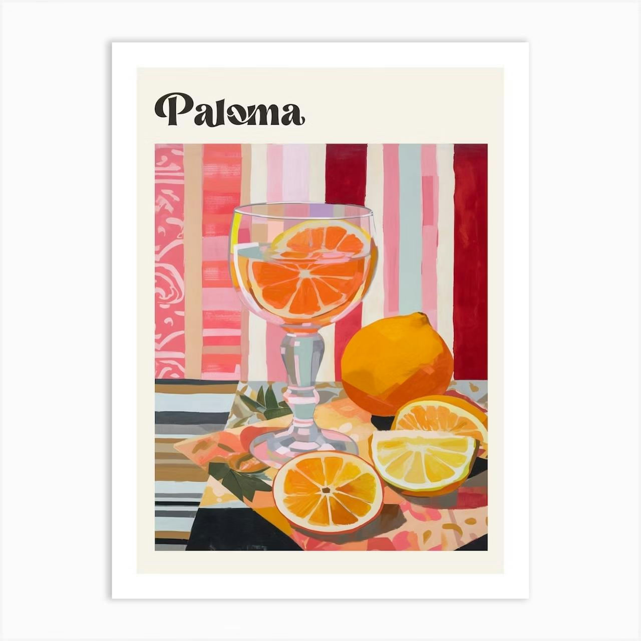 Set of 2 Italian Cocktails Paloma Aperol Spritz