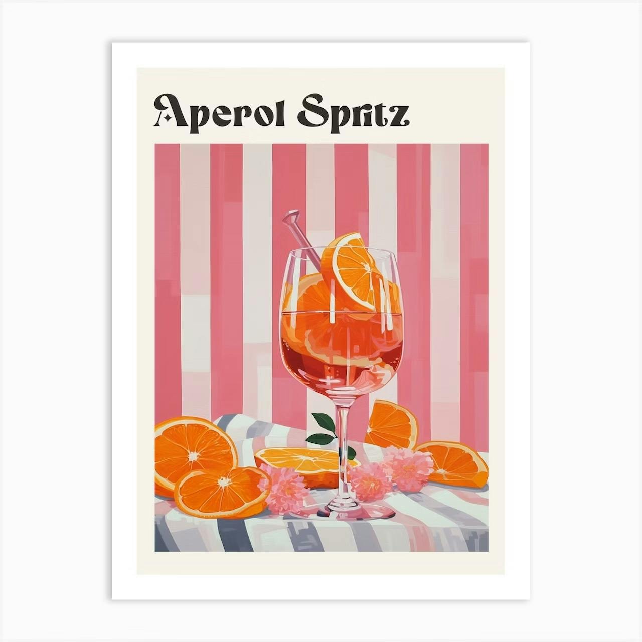 Set of 2 Italian Cocktails Paloma Aperol Spritz