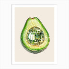 Set of 2 Disco Ball Food Tomato Avocado