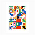 Set of 2 Bauhaus Poster Modern Abstract