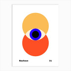 Set of 2 Bauhaus Poster Modern Abstract