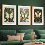 Set of 3 William Morris Prints Butterflies