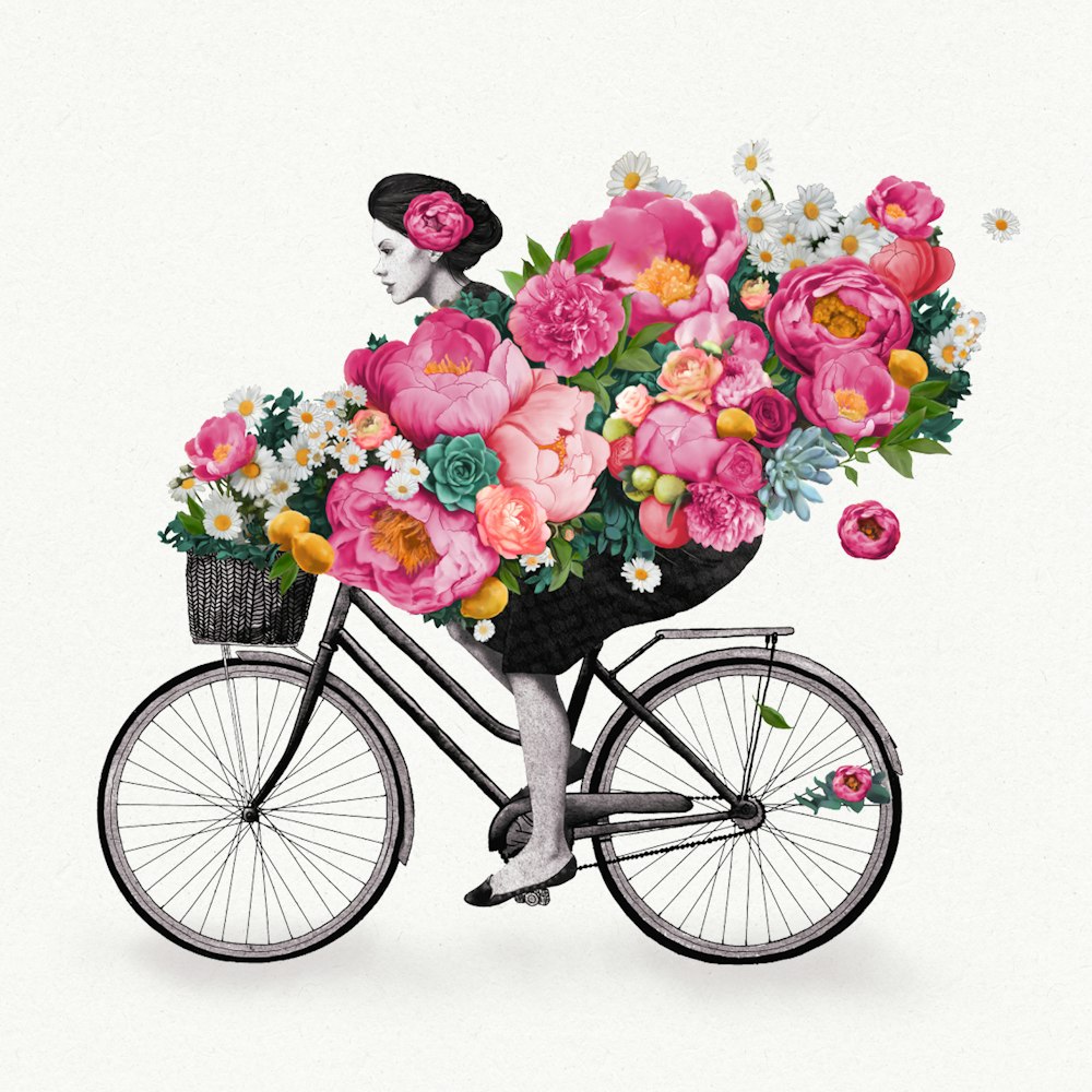 Floral Bicycle