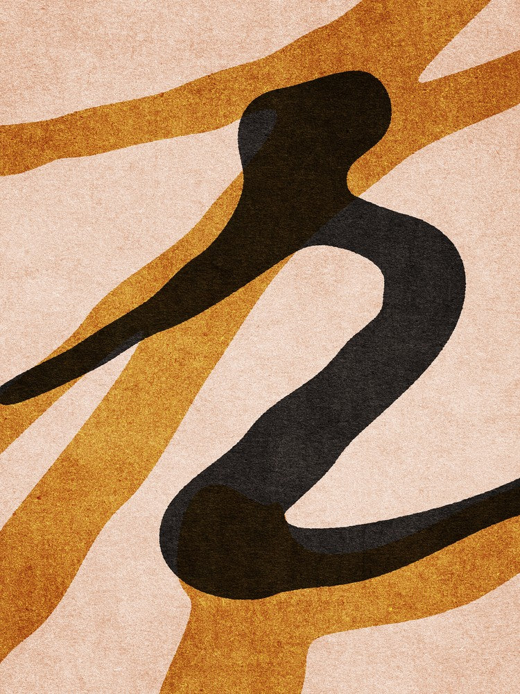 Abstract Alphabet Script R