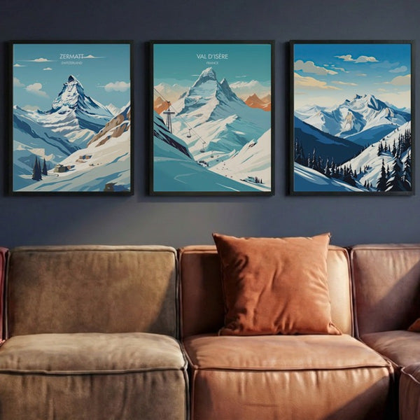 Alpine Vista Illustrations