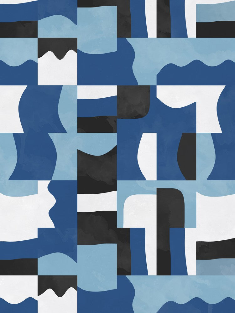 Blocks Cubes Blue Black