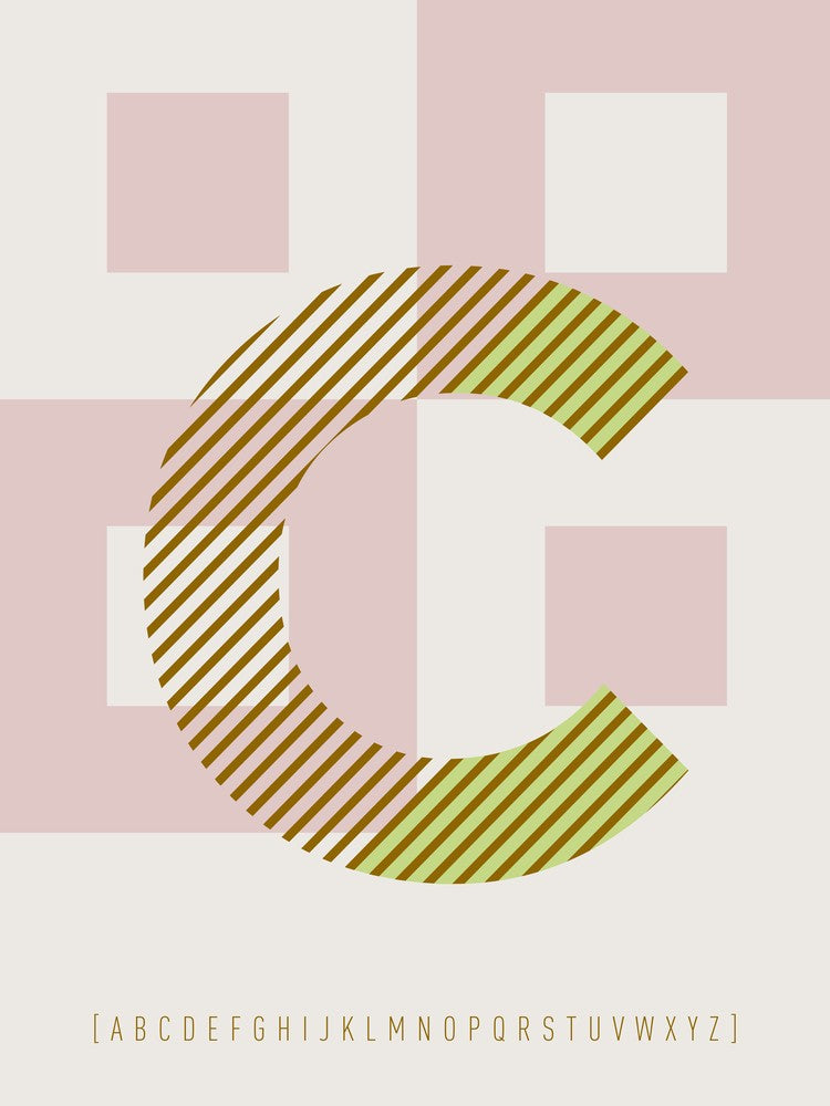 C Typeface Alphabet