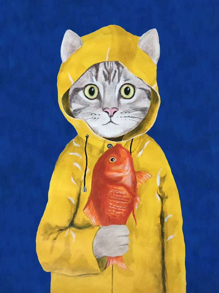 Cat With Fish