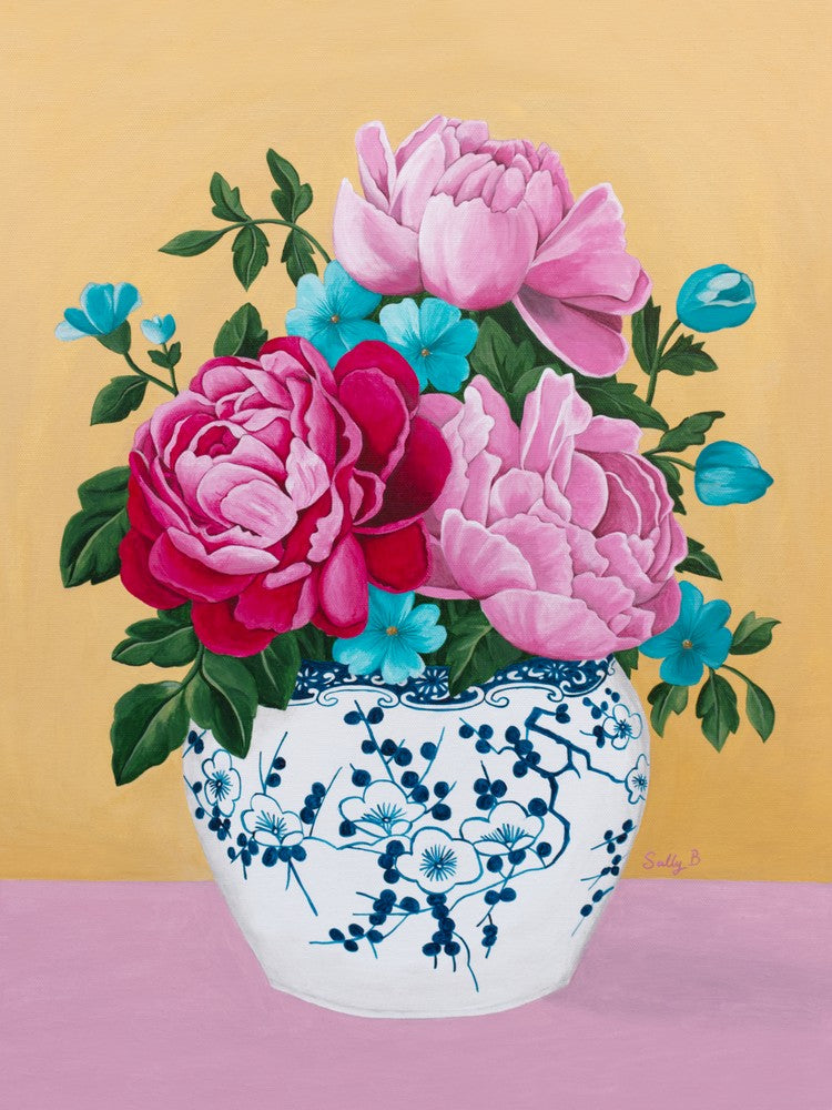 Chinoiserie Vase And Peony