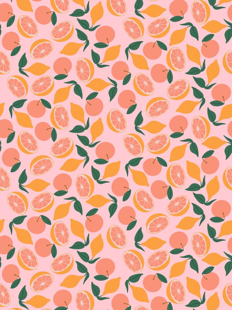 Agrumes Sur Rose