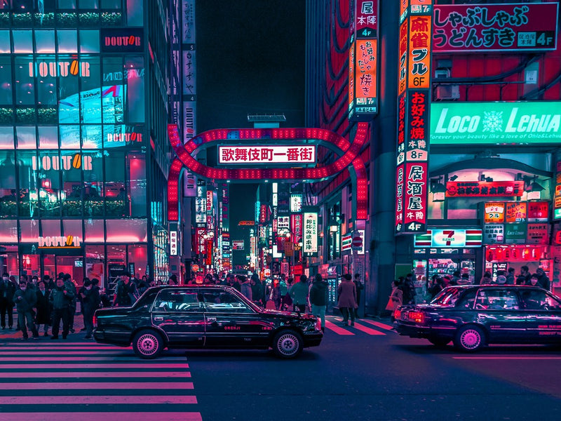 Cyberpunk Tokyo Street