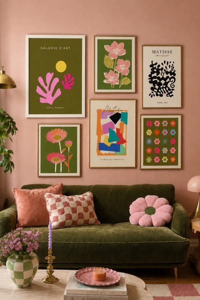 Playful Heritage — living/gallery-wall